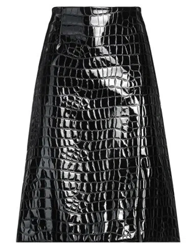 Dolce & Gabbana Woman Midi Skirt Black Size 8 Polyester