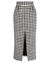 Dolce & Gabbana Macro Pattern Maxi Skirt In Gray