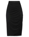 Dolce & Gabbana Woman Midi Skirt Black Size 8 Viscose, Elastane In Black