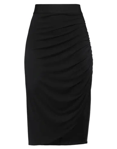Dolce & Gabbana Woman Midi Skirt Black Size 8 Viscose, Elastane