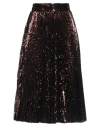 Dolce & Gabbana Woman Midi Skirt Bronze Size 2 Polyamide In Yellow