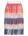 Dolce & Gabbana Woman Midi Skirt Cream Size 8 Silk, Elastane, Viscose In White