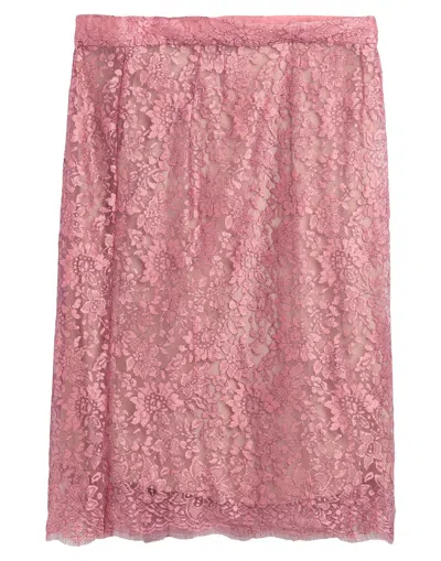 Dolce & Gabbana Midi Skirts In Purple