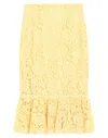 Dolce & Gabbana Midi Skirts In Yellow