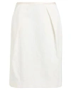 Dolce & Gabbana Woman Midi Skirt White Size 8 Cotton, Elastane In White