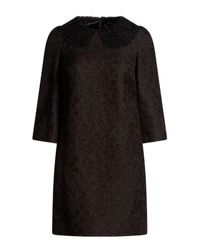 Dolce & Gabbana Woman Mini Dress Black Size 0 Cotton, Silk