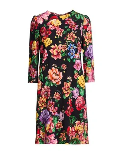 Dolce & Gabbana Woman Mini Dress Black Size 10 Viscose, Elastane
