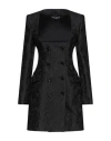 Dolce & Gabbana Woman Mini Dress Black Size 4 Cotton, Silk In Black