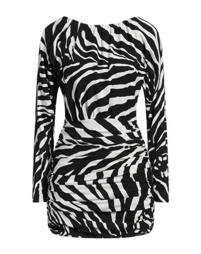 Dolce & Gabbana Woman Mini Dress Black Size 0 Silk, Elastane