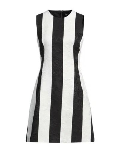 Dolce & Gabbana Woman Mini Dress Black Size 6 Cotton, Viscose, Silk