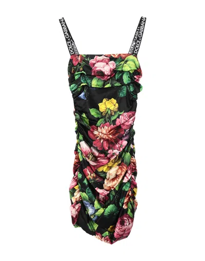 Dolce & Gabbana Short Dresses In Black