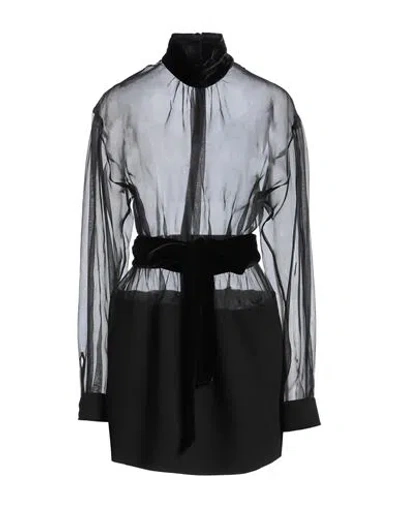 Dolce & Gabbana Woman Mini Dress Black Size 6 Silk, Wool, Viscose, Elastane, Polyamide