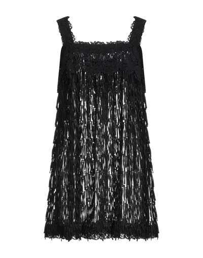 Dolce & Gabbana Short Dresses In Black