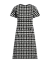 Dolce & Gabbana Woman Mini Dress Black Size 4 Cotton, Polyester In Black