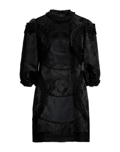 Dolce & Gabbana Woman Mini Dress Black Size 8 Polyester, Acetate, Silk, Cotton, Viscose