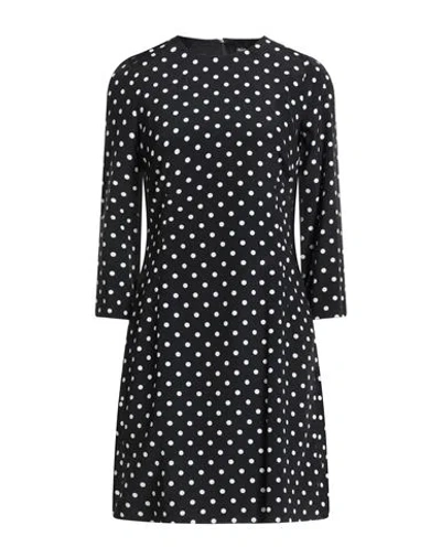 Dolce & Gabbana Woman Mini Dress Black Size 8 Silk, Elastane