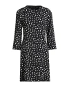 Dolce & Gabbana Woman Mini Dress Black Size 8 Silk, Elastane In Black