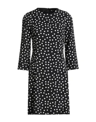 Dolce & Gabbana Woman Mini Dress Black Size 8 Silk, Elastane