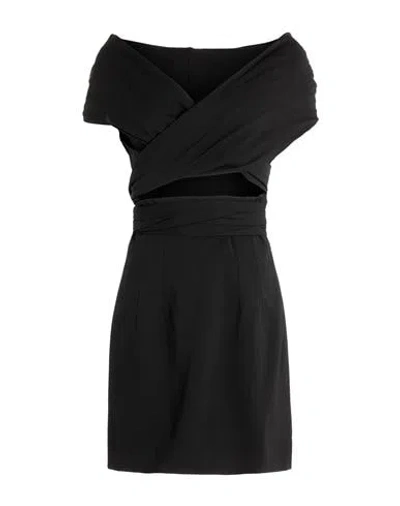 Dolce & Gabbana Short Dresses In Black
