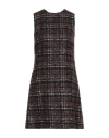 Dolce & Gabbana Woman Mini Dress Brown Size 8 Synthetic Fibers, Virgin Wool, Mohair Wool, Cotton In Brown