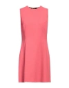 Dolce & Gabbana Woman Mini Dress Coral Size 8 Wool In Red