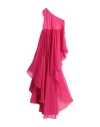 Dolce & Gabbana Woman Mini Dress Fuchsia Size 14 Silk In Pink