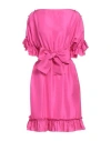 Dolce & Gabbana Woman Mini Dress Fuchsia Size 2 Silk In Pink