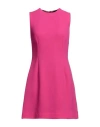 Dolce & Gabbana Woman Mini Dress Fuchsia Size 8 Wool In Pink