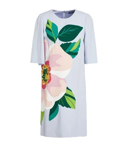 Dolce & Gabbana Woman Mini Dress Lilac Size 4 Viscose, Acetate, Elastane In Purple