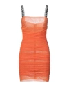 Dolce & Gabbana Woman Mini Dress Orange Size 10 Polyamide, Elastane In Orange