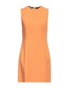 Dolce & Gabbana Woman Mini Dress Orange Size 8 Wool