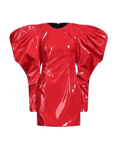 Dolce & Gabbana Woman Mini Dress Red Size 2 Polyurethane, Polyester
