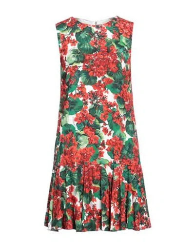 Dolce & Gabbana Woman Mini Dress Red Size 8 Viscose, Elastane