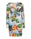 Dolce & Gabbana Woman Mini Dress White Size 10 Silk, Elastane In White