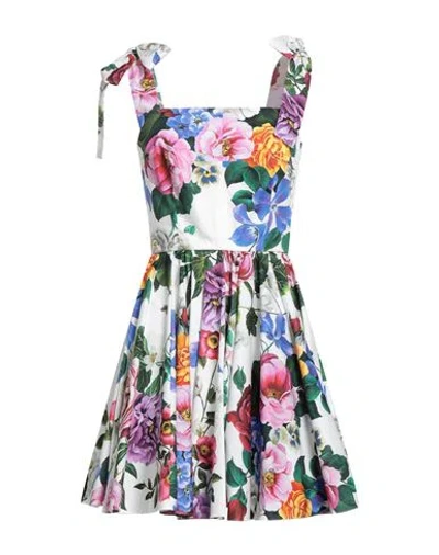 Dolce & Gabbana Cotton Corset Top In Multicolor