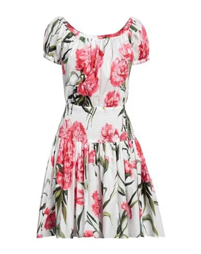 Dolce & Gabbana Woman Mini Dress White Size 4 Cotton