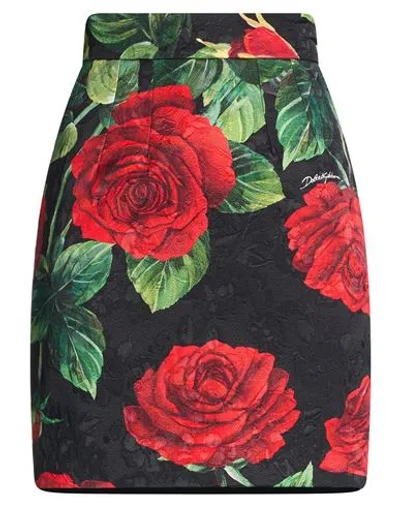 Dolce & Gabbana Woman Mini Skirt Black Size 0 Cotton, Viscose