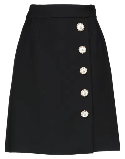 Dolce & Gabbana Mini Skirts In Black