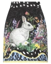 Dolce & Gabbana Woman Mini Skirt Black Size 10 Viscose, Cotton