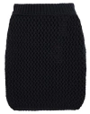 Dolce & Gabbana Woman Mini Skirt Black Size 12 Virgin Wool In Black