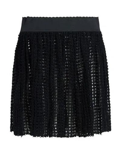 Dolce & Gabbana Woman Mini Skirt Black Size 4 Cotton