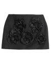 Dolce & Gabbana Woman Mini Skirt Black Size 4 Cotton, Viscose In Black
