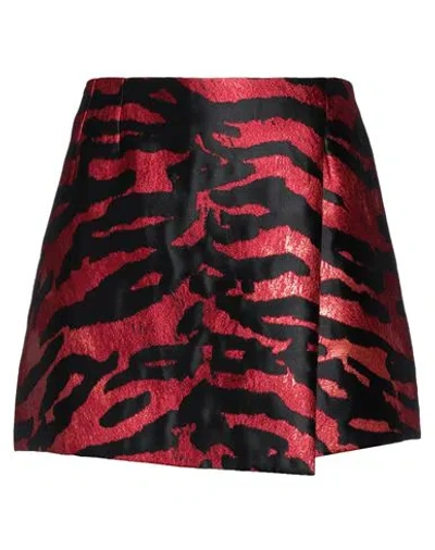 Dolce & Gabbana Woman Mini Skirt Black Size 6 Polyester, Metallic Polyester