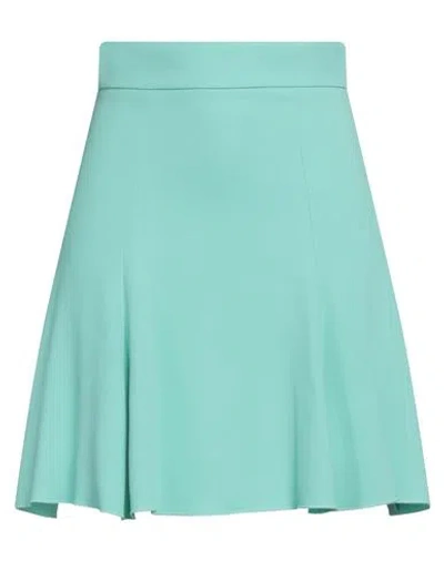 Dolce & Gabbana Woman Mini Skirt Light Green Size 0 Viscose, Acetate, Elastane