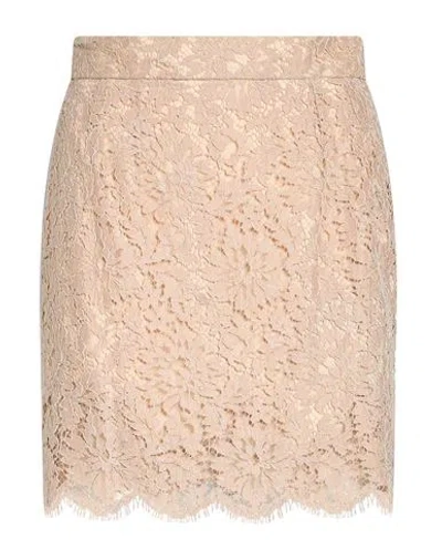 Dolce & Gabbana Woman Mini Skirt Pink Size 6 Cotton, Viscose, Polyamide