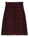 Dolce & Gabbana Woman Mini Skirt Red Size 8 Cotton, Synthetic Fibers, Alpaca Wool, Mohair Wool, Wool In Red