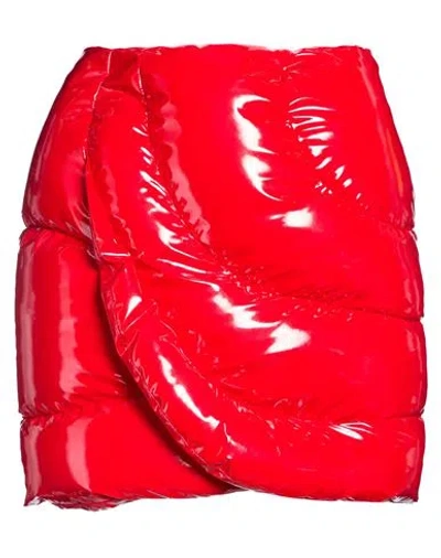 Dolce & Gabbana Woman Mini Skirt Red Size 8 Polyester, Polyurethane