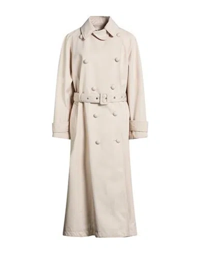 Dolce & Gabbana Woman Overcoat & Trench Coat Beige Size 6 Polyester, Cotton In Neutral