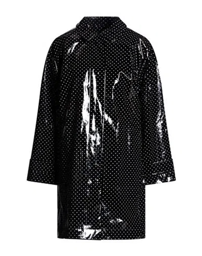 Dolce & Gabbana Woman Overcoat & Trench Coat Black Size 0 Cotton