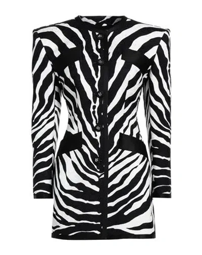 Dolce & Gabbana Woman Overcoat & Trench Coat Black Size 6 Viscose, Cotton, Acetate, Elastane
